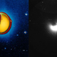 Illustration for article titled Two views of the Earth in ultraviolet